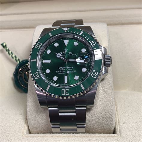 rolex green hulk watch|rolex hulk watch charts.